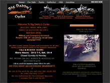 Tablet Screenshot of bigdaddyzcycles.com